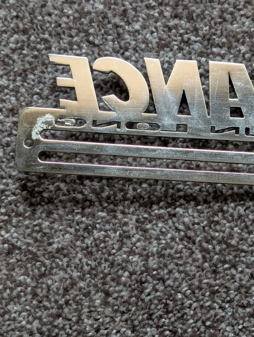 Stainless Steel Running Medal Hanger Display - 